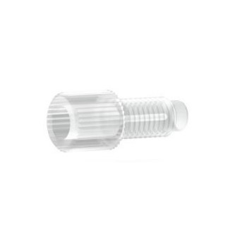 Upchurch Scientific Plug for 1/4-28 Flat-Bottom Ports, Standard Knurl, ETFE, Natural, 100/pk - P-311C - Click Image to Close